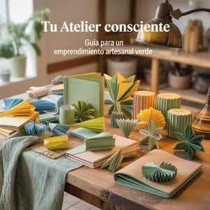 Imagen de portada para Ebook Tu Atelier Consciente – Guía para un Emprendimiento Artesanal Verde
