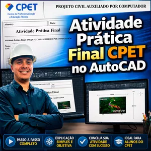 Imagem do curso Criar uma TV | PROJETO CIVIL AUXILIADO POR COMPUTADOR - Atividade Prática Final CPET