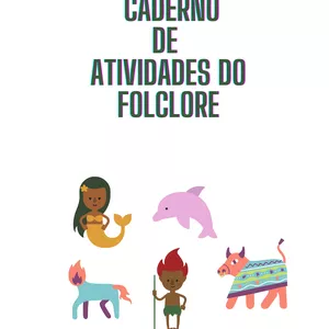 Imagem de capa para o Ebook Caderno de atividades do Folclore