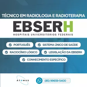 Imagem de capa para o Curso online PREPARATÓRIO EBSERH - TÉCNICO EM RADIOLOGIA