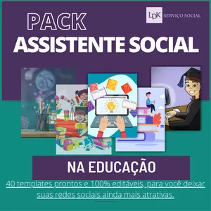 Imagem de capa para o Curso online PACK ASSISTENTE SOCIAL NA EDUCAÇÃO