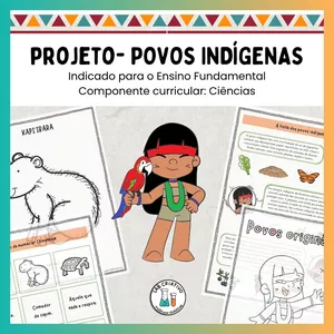 Imagem de capa para o Ebook PROJETO - POVOS INDÍGENAS