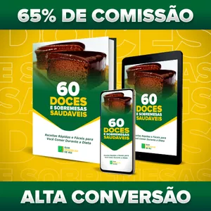 Imagem do curso 60 Doces e Sobremesas Saudáveis