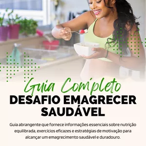Imagem de capa para o Ebook Desafio Emagreça Saudável