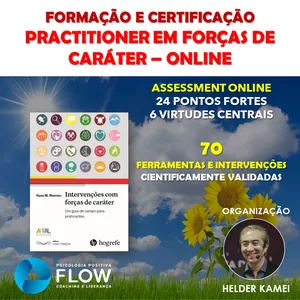 Imagem de capa para o Evento online PFC ONLINE - PRACTITIONER EM FORÇAS DE CARÁTER - Formação e Certificação 