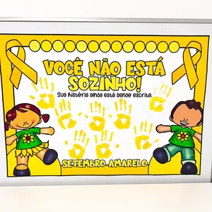 Imagem de capa para o Ebook Cartaz Colaborativo – Setembro Amarelo