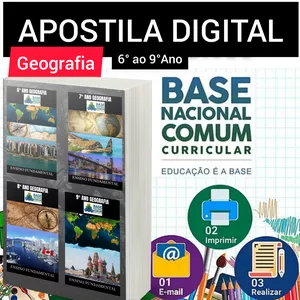 Imagem do curso APOSTILAS DE GEOGRAFIA ENSINO FUNDAMENTAL II 6° AO 9° ANO BNCC