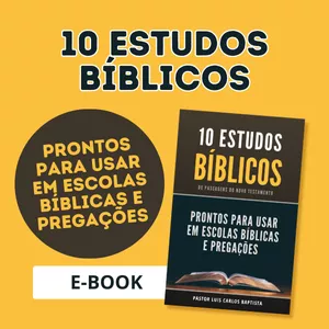Imagem de capa para o Ebook 10 Estudos Bíblicos prontos para usar
