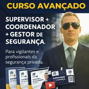 Imagem do curso CURSO SUPERVISOR + COORDENADOR + GESTOR DE SEGURANÇA — 3 CERTIFICADOS + CARTEIRINHA