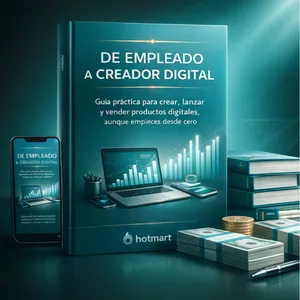 Imagen de portada para Ebook De empleado a Creador Digital