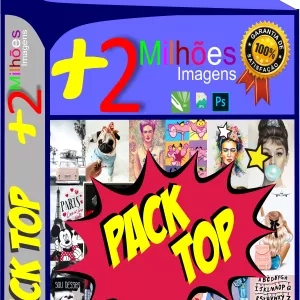Imagem de capa para o Curso online PACK TOP 2 Milhões De Vetores Para Sublimação Artes Gráficas