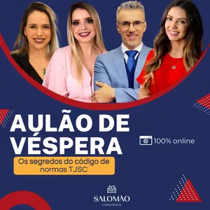 Imagem principal do produto AULÃO DE VÉSPERA - OS SEGREDOS DO CÓDIGO DE NORMAS DE SC