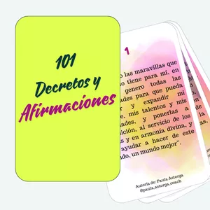 Imagen de portada para Ebook 101 decretos y afirmaciones para una mentalidad próspera y abuntante