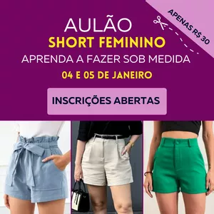 Imagem de capa para o Curso online Aulão Short Feminino