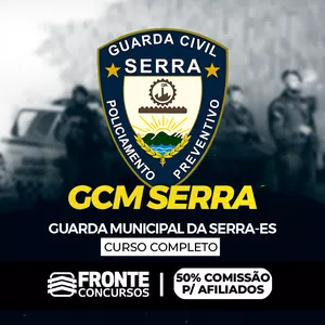 Imagem do curso GUARDA CIVIL MUNICIPAL DE SERRA