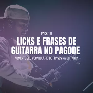 Imagem de capa para o Curso online Licks e Frases - Guitarra no Pagode Rai Lavoisier