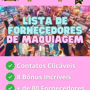 Lista de Fornecedores de Maquiagem