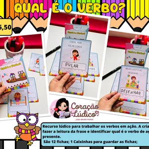 Imagem de capa para o Ebook 🤩Qual é o Verbo ?
