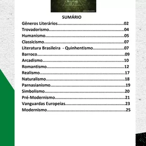 Imagem de capa para o Ebook Literatura para concursos militares - EsPCEx/EsA