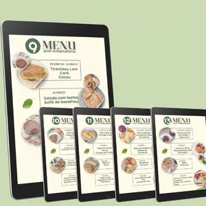 Imagem de capa para o Ebook 5 MENUS ANTI-INFLAMATÓRIOS
