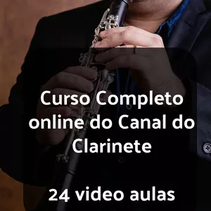 Curso Aulas de clarinete online - Canal do Clarinete