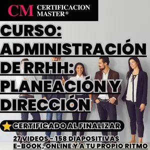Imagen de portada para Curso online CURSO INTENSIVO EN ADMINISTRACIÓN DE RECURSOS HUMANOS: PLANEACIÓN Y DIRECCIÓN