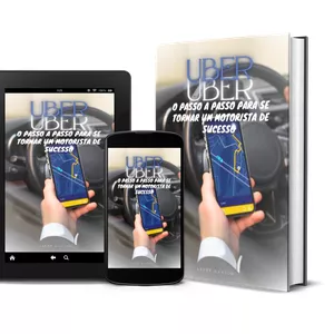 Imagem de capa para o Ebook Uber-O passo a passo para se tornar um motorista de sucesso