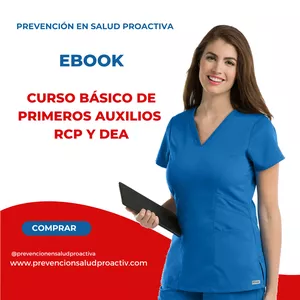 Imagen de portada para Ebook Curso Básico de Primeros Auxilios, RCP y DEA
