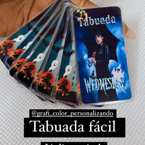 Imagem de capa para o Curso online Tabuada chaveiro da Wendneday 10 modelos de capa 