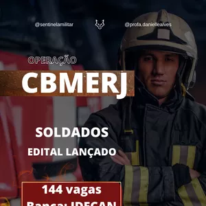 Imagem de capa para o Curso online Intensivo CBMERJ