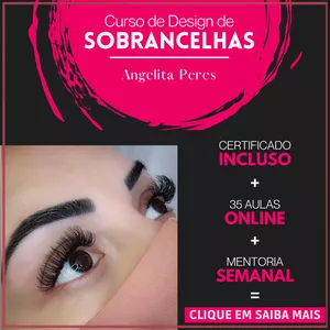 Imagem de capa para o Curso online Master PRO de Sobrancelhas