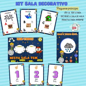 Imagem de capa para o Ebook KIT SALA PEQUENO PRÍNCIPE 