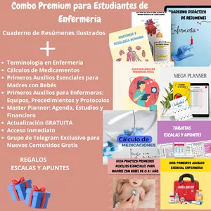Imagen de portada para Ebook Combo Premium para Estudiantes de Enfermería