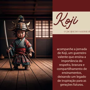 Imagem de capa para o Ebook Koji: o pequeno samurai