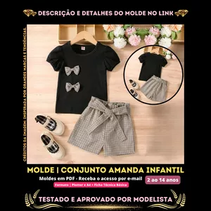 Imagem de capa para o Curso online ⭕❌[Molde em PDF] - Conjunto Amanda Infantil. ID 3242342✨