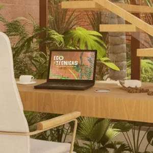 Imagem de capa para o Ebook ECOTÉCNICAS - Jeito Arquitetura Viva de Construir