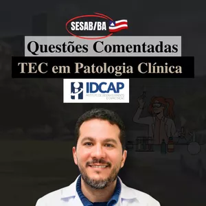 Imagem de capa para o Curso online QUESTÕES COMENTADAS IDCAP - ANÁLISES CLÍNICAS
