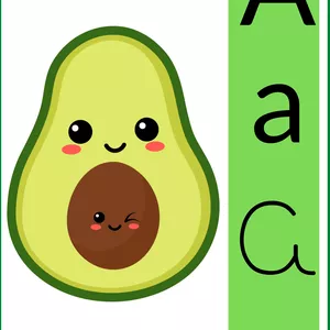 Imagem de capa para o Ebook Combo Alfabeto + Números - Frutas