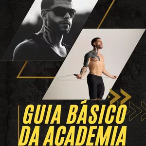 Imagem de capa para o Ebook GUIA BÁSICO DA ACADEMIA