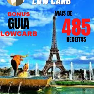 Imagem principal do produto Guia lowcarb + 485 RECEITAS LOWCARB PARA O DIA DIA