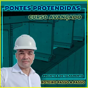 Imagem de capa para o Curso online Pontes Protendidas - Projeto e Detalhamento