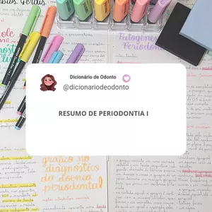 Imagem de capa para o Ebook Resumo de Periodontia I