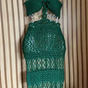 Imagem de capa para o Curso online Vestido Longo de Crochê Passo a Passo