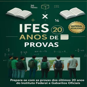 Imagem de capa para o Ebook  IFES 20 Anos de Provas — Gabaritos Oficiais