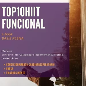Imagem de capa para o Ebook TOP 10 HIIT FUNCIONAL