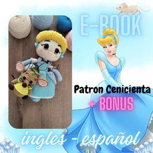 Imagen de portada para Ebook PATRON CROCHET CENICIENTA +BONUS (INGLES - ESPAÑOL)