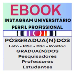 Imagem de capa para o Ebook EBOOK: INSTAGRAM UNIVERSITÁRIO PERFIL PROFISSIONAL