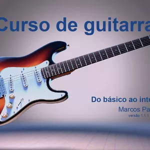 Imagem de capa para o Ebook Curso de Guitarra - Do iniciante ao intermediário