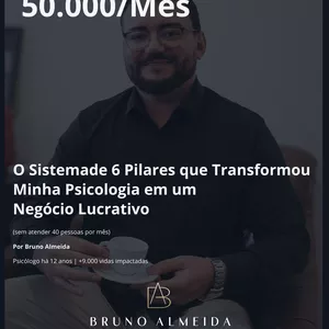 Imagem de capa para o Ebook E-book: Dos 6k aos 50k/mês com psicologia 