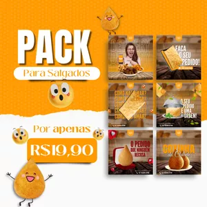 Imagem de capa para o Curso online PACK PARA SALGADOS 